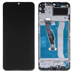 Дисплей Huawei Y6p, чорний, з рамкою, Original (PRC), MED-LX9, MED-LX9N