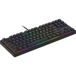 Клавіатура HATOR Rockfall 2 Mecha TKL orange RGB USB Black (HTK-520) - мініатюра 2