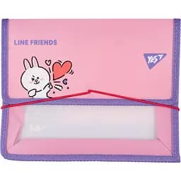 Папка для зошитів Yes Line Friends Cony пластикова на резинці В5 (492210)