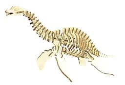 Дерев'яний конструктор Плезіозавр 51 деталь