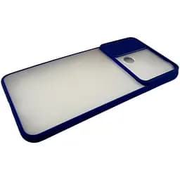 Бампер TOTU Slide Camera Matt Case Xiaomi Redmi 9C Dark Blue - мініатюра 3