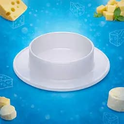 Поршень до форми для пресування сиру пластиковий 0.35 літра Білий 88005