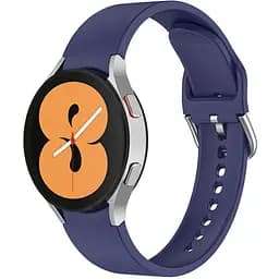 Ремінець для Samsung Galaxy Watch 5 Pro 45mm - синій ширина кріплення 20мм силікон Watchbands Galaxy OneLine (W41-9WB76140845)