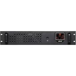 Лінійно-інтерактивний ДБЖ 2E RE650, 650VA/360W, RM 2U, LCD, USB, 2xSchuko (2E-RE650) - мініатюра 2