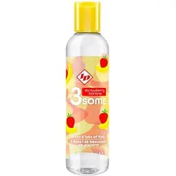 Оральный лубрикант iD 3Some Клубника-банан 118 мл