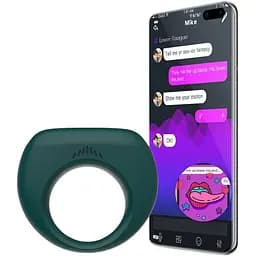 Эрекционное виброкольцо Magic Motion Dante II 6 см зеленый