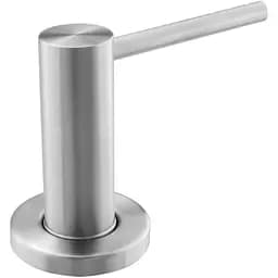 Дозатор диспенсер рідкого мила Primo DP02 металевий врізний в раковину стільницю Silver