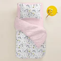 Дитяча постільна білизна Cosas FLOWERS 110х140см (BushRose_DotsRose_140) - мініатюра 2