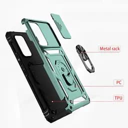 Панель BeCover Military для Samsung Galaxy A04e SM-A042 Dark Green (708807) - мініатюра 2