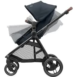 Коляска-трансформер Maxi-Cosi Zelia 3 Duo Essential Black, 3 в 1, з автокріслом CabrioFix i-Size, чорна (1930672110) - мініатюра 10