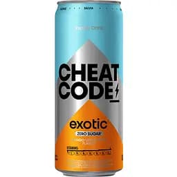 Напій енергетичний Cheat Code Exotic Манго-лимон-м`ята 0.33 л з/б