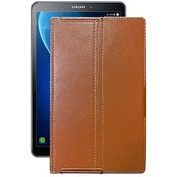 Чехол StatusCASE из экокожи для планшета Samsung Galaxy Tab A6 (T580) Коричневый