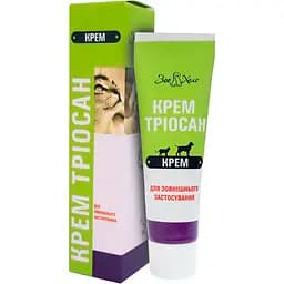 Крем ЗооХелс Тріосан при захворюваннях шкіри собак і кішок 20 г