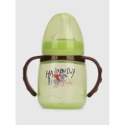 Поильник-непроливайка с силиконовым носиком и ручками Мегазайка 0314 Салатовый (2000990579553)