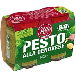 Упаковка соусу Pesto Polli Alla genovese 90 г 2 шт.																																																							