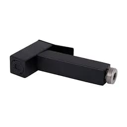 Набір гігієнічного душу прихованого монтажу Lidz Kubis 111 Black LDKUB111BLA46108 прямокутний, Чорний матовий - мініатюра 4