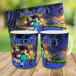 Набір дитячий Майнкрафт «Minecraft» рюкзак 36х27см сумка-бананка, кружка з принтом для хлопчика (01662) - мініатюра 9