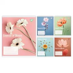 Тетради ученические 48 листов клетка Yes Essence of Bloom, 10 шт. в упаковке