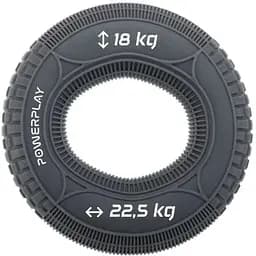 Еспандер кістьовий PowerPlay силіконовий PP-4330 Hand Grip Loops Medium 18-22,5-36 кг Сірий (PP_4330_Grey_(18-22.5kg))