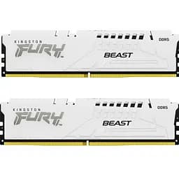 Модуль пам'яті для комп'ютера DDR5 32GB (2x16GB) 5600 MHz Beast White Kingston Fury (ex.HyperX) (KF556C36BWEK2-32) - мініатюра 5