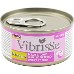 Вологий корм для кошенят Vibrisse Тунець з куркою 70 г