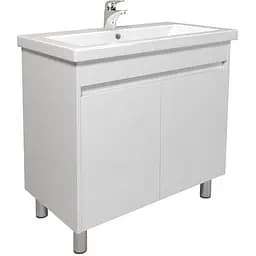 Тумба Мойдодир Сіті 80-U з умивальником Cosmopolitan 80 Білий підлогова/підвісна Білий