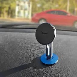 Тримач в машину Baseus Hollow Magnetic Car Mount Vertical Type чорний (28272) - мініатюра 3