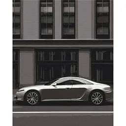 Картина по номерам на подрамнике Brushme Столичное авто