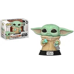 Фігурка Funko Pop Мандалорець Грогу з печивом The Mandalorian Grogu with Cookie 10 см TM G 465