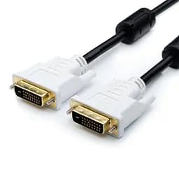 Кабель Atcom Dvi Dvi 2 ферити довжина 5 м чорний - мініатюра 2