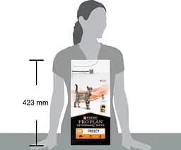 Сухий дієтичний корм Purina Pro Plan для дорослих котів для зниження надмірної маси тіла VETERINARY DIETS OM Obesity Management St/Ox з куркою 1,5 кг - мініатюра 5