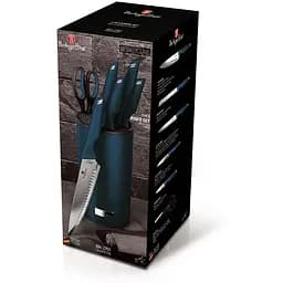Набір ножів Berlinger Haus Metallic Line Aquamarine Edition, синій (BH 2791) - мініатюра 3