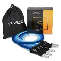 Набір трубчастих еспандерів Cornix 5 шт. 4.5-13.6 кг XR-0254 - мініатюра 3