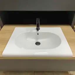 Умивальник VBI Pordenone white врізний VBI-018047, Білий - мініатюра 3