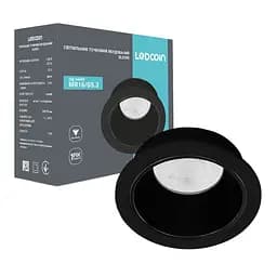 Встраиваемый светильник Ledcoin DL0390 под лампу черный