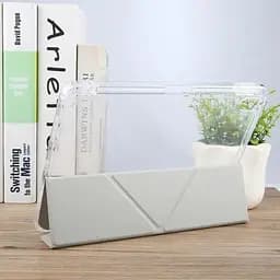Обкладинка BeCover Ultra Slim Origami Transparent з кріпленням Apple iPad Mini 6 2021 Gray (712931) - мініатюра 4