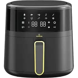 Аерофритюрниця безмасляна Crownberg CB-5550 на 5л електрична з сенсорним керуванням 2000Вт Чорний