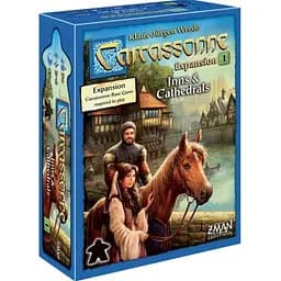 Настільна гра Z-MAN GAMES Каркасон: Таверни та собори (Carcassonne - Exp: 1 - Inns and Cathedrals (New Version)) (англ.) (ZM7811)