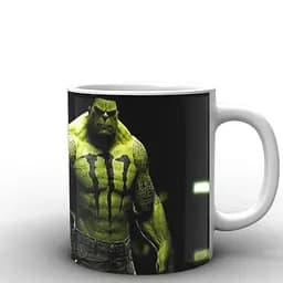 Кухоль GeekLand Халк Hulk Advertising Monster Energy HU.02.017 330 мл білий - мініатюра 3
