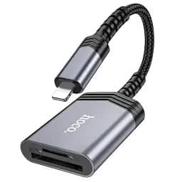 Кардрідер Hoco UA25 2-in-1 Lightning для SD/TF карт до 2 ТБ швидкість до 480 Мбіт/с - мініатюра 4