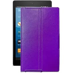 Чохол StatusCASE з екошкіри для планшету Amazon Fire HD 8 2017 Фіолетовий