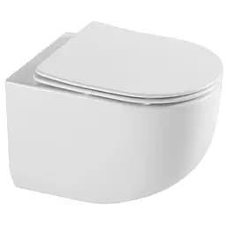 Унитаз подвесной Mixxus Premium Ellipse-0302-T3 495x360x370 мм, система смыва Tornado 3.0 MP6462, Белый