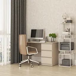 Письмовий стіл MebelStar Нео СК-3 120x60x75.5 см Кашемір (MBS-1214)