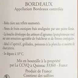 Вино Plein Soleil Bordeaux AOP, рожеве, сухе, 0,75 л - мініатюра 6
