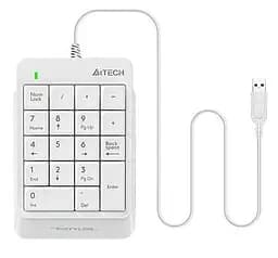 Клавіатура A4Tech Fstyler FK13P USB White (Numpad) (FK13P (White))