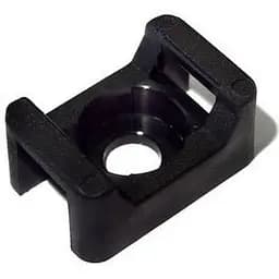 Майданчик під стяжку/хомут Спектр Lux до 8 мм чорний (внутр. уп.100шт) 