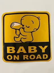 Наклейка в автомобіль Baby on road FGVZN1