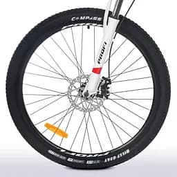 Велосипед "EVEREST" PROF1 G275EVEREST A275.127,5 д. Алюм.рама 19 ", SHIMANO 21SP, алюм.DB, CS TZ500, чорний - мініатюра 4