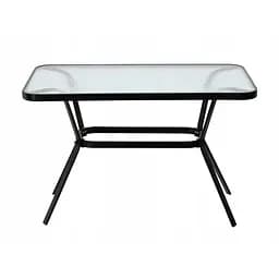 Стол садовый Garden Line Fenix black 110 x 60 x 70 см