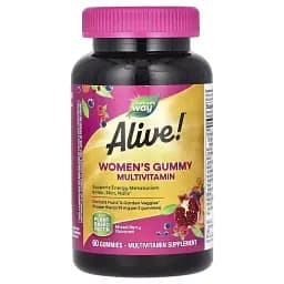 Мультивитамины для женщин Nature's Way Alive! Women's Gummy Multivitamin вкус ягод 60 жевательных конфет